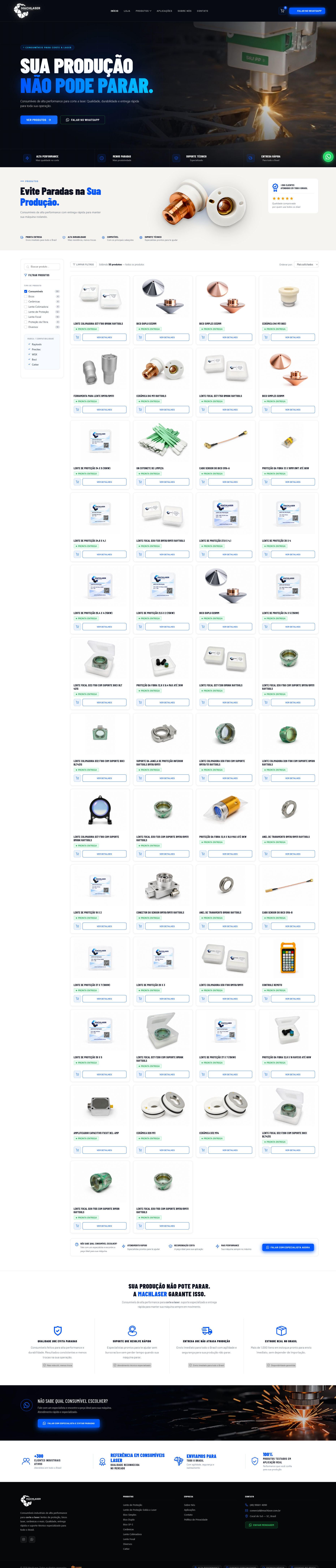 MachLaser — Site corporativo
